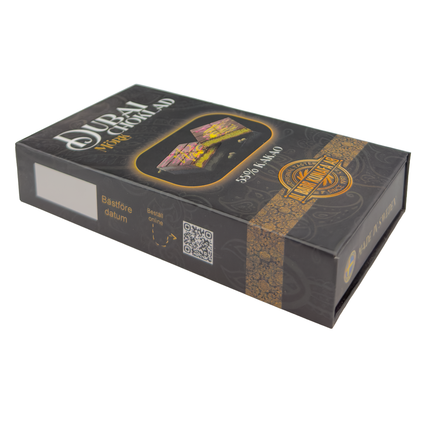 Dubai choklad - Mörk choklad med 60% pistachiofyllning