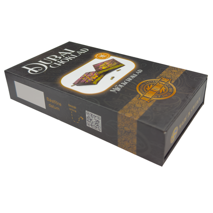 Dubai choklad - Mjölkchoklad med 60% pistachiofyllning