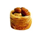 Bird's nest with pistachio or cashew