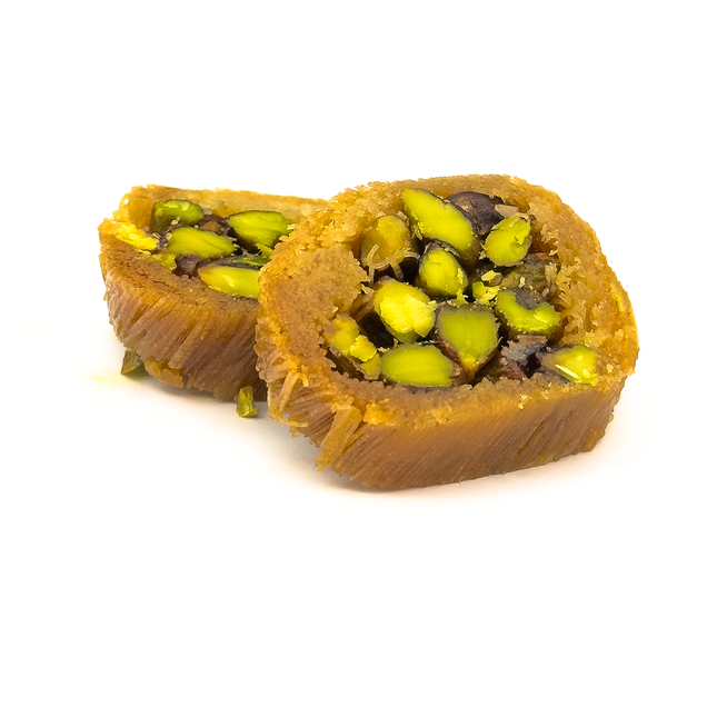 Mabruma "Kataifi with pistachio filling"