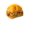 Turkish baklawa with walnut filling