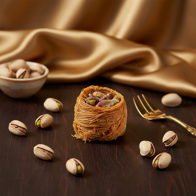عشّ البلبل بالفستق
